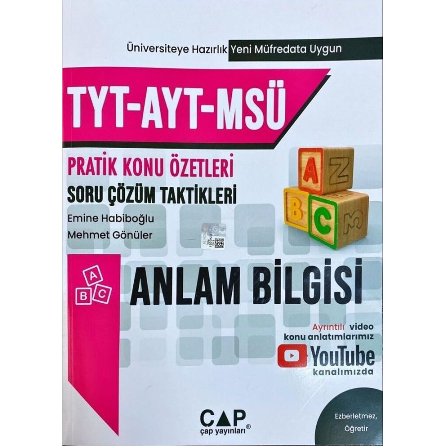 Çap Yayınları Anlam Bilgisi