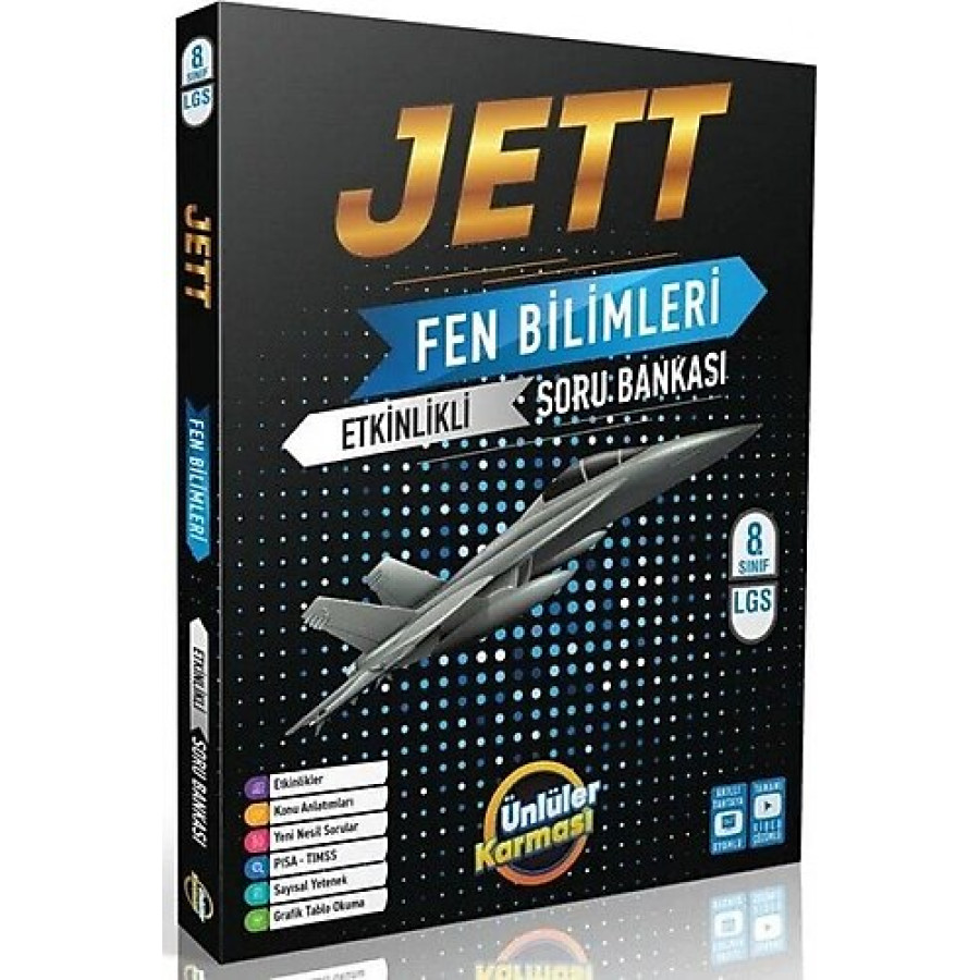 Ünlüler Yay. Jet Defter Fen Bilimleri