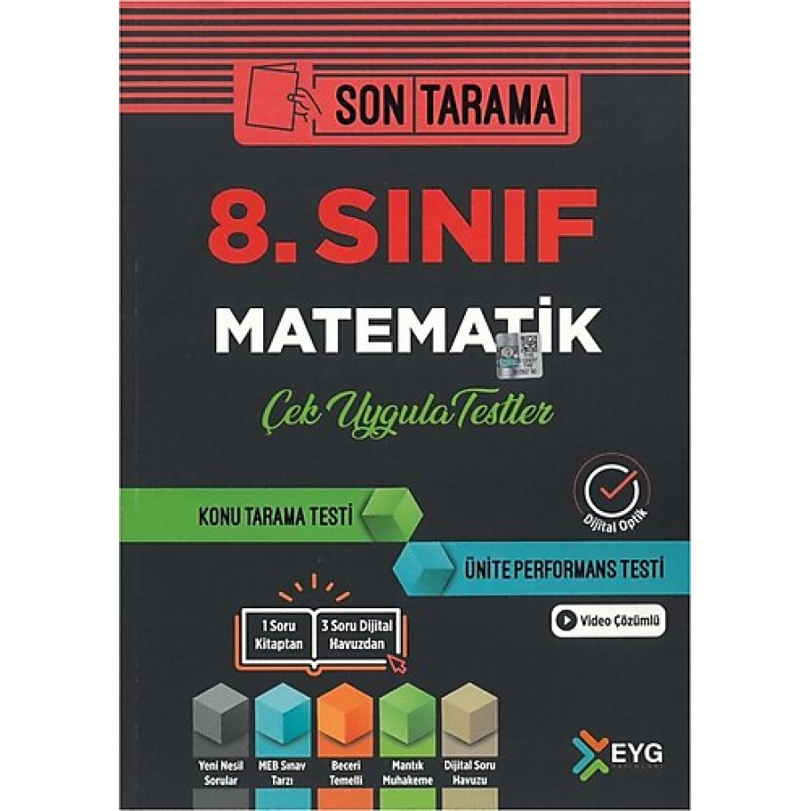 EYG 8. Sınıf Matematik Konu Tarama Testi