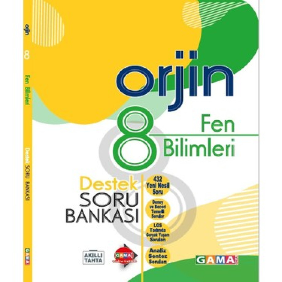 Gama Orijin 8. Sınıf Fen Bilimleri Defteri