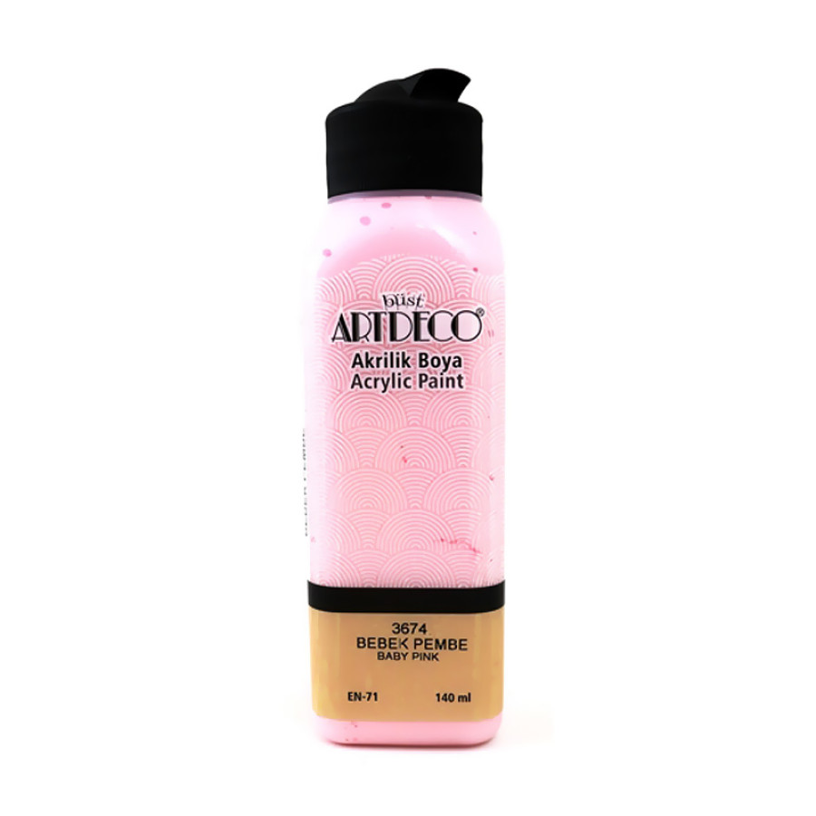 ArtDeco Akrilik Boya 140 ml Bebek Pembe 3674